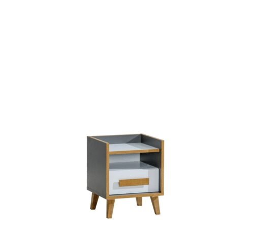 System “WERSO” W11 (nightstand S) – brilliant white/Riviera