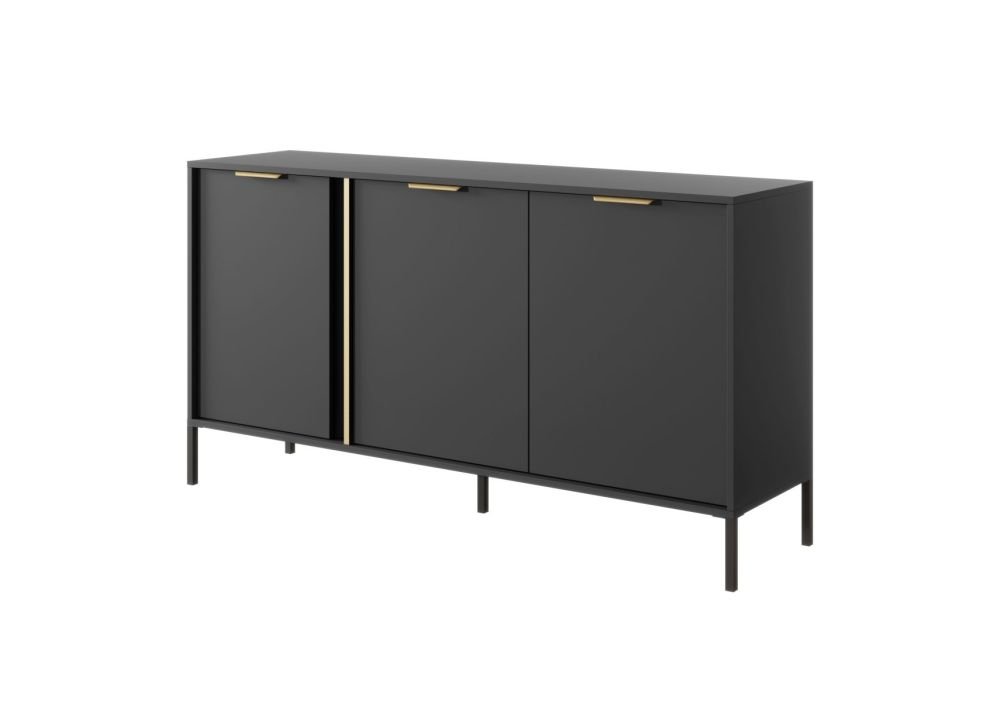 Chest of drawers with cabinets 153 3D Lars anthracite - Image 3