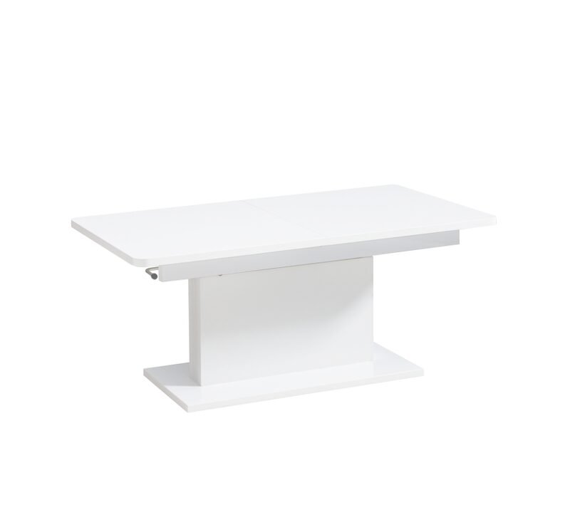 OPTI coffee table – white glossy