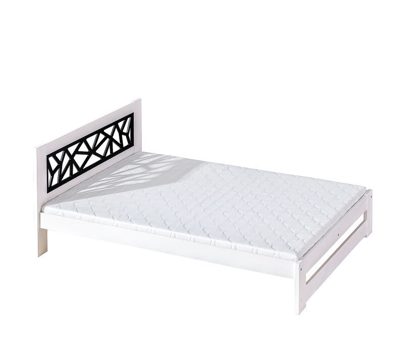 Bed "KOSMA" - pine on a white background