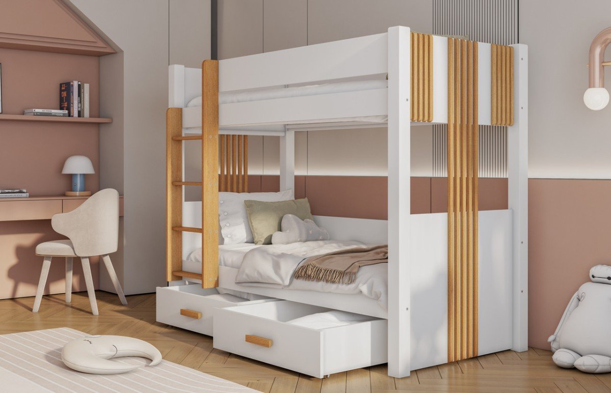 ARTEN bunk bed with drawers 90x200 cm