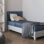 Bed with storage box and soft mattress LAGOS I 90x200 cm