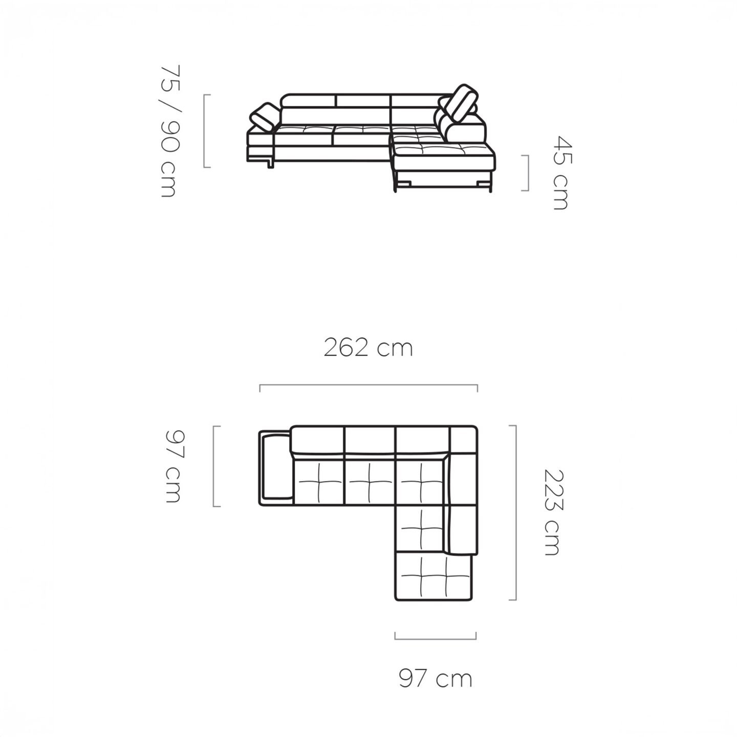 Emporio L Gr1 corner sofa - Image 7