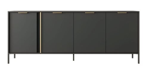 Chest of drawers with cabinets 203 4D Lars anthracite