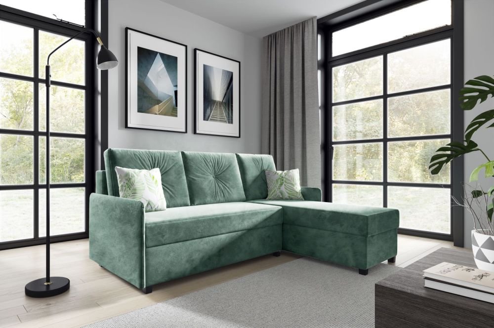 104 Single fold-out corner sofa - Image 5