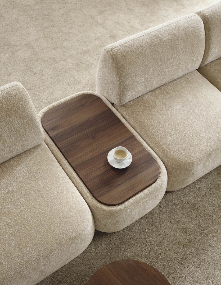 Upholstered modular sofa 2L+2D Nobe Gr2 - Image 5