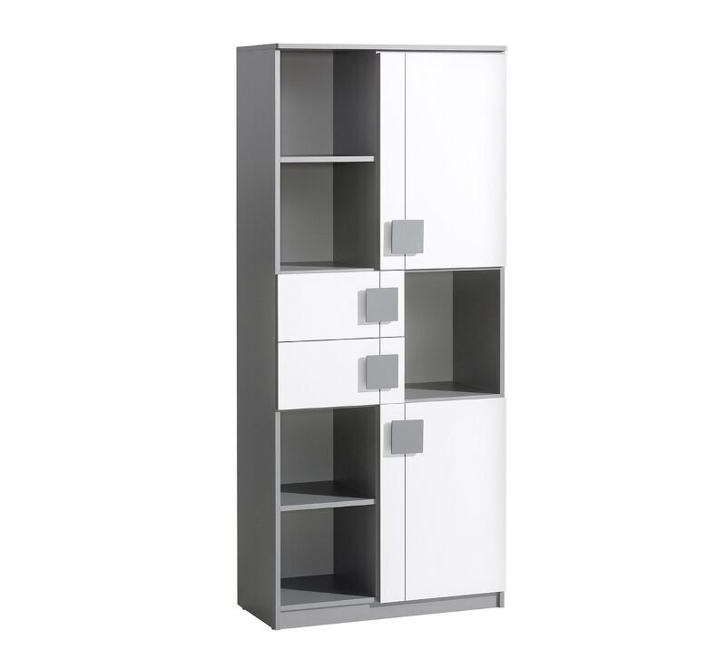 "GUMI" G2 system (2D 2S shelf) - white diamond