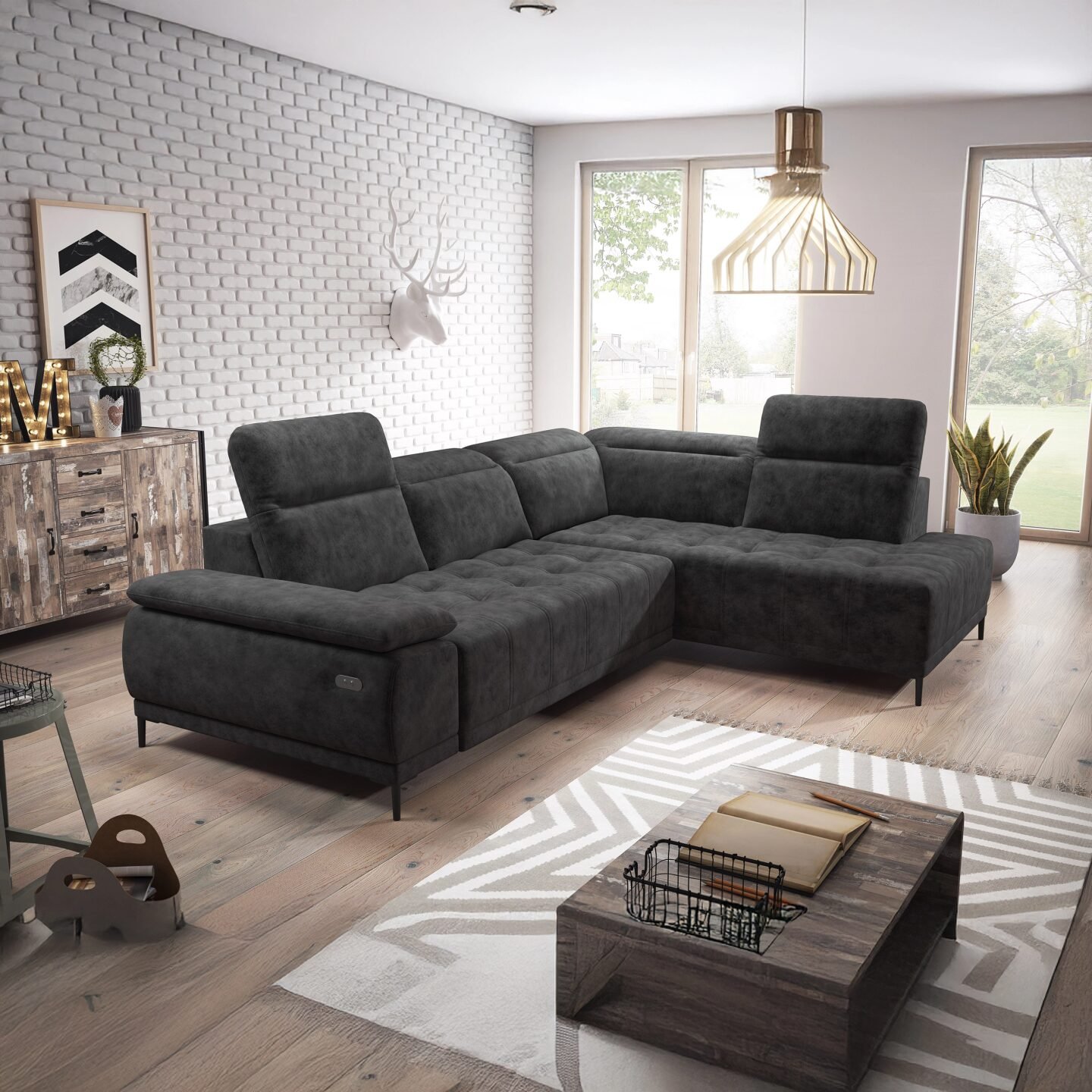 Electric corner sofa Focus L Gr1 - Image 3