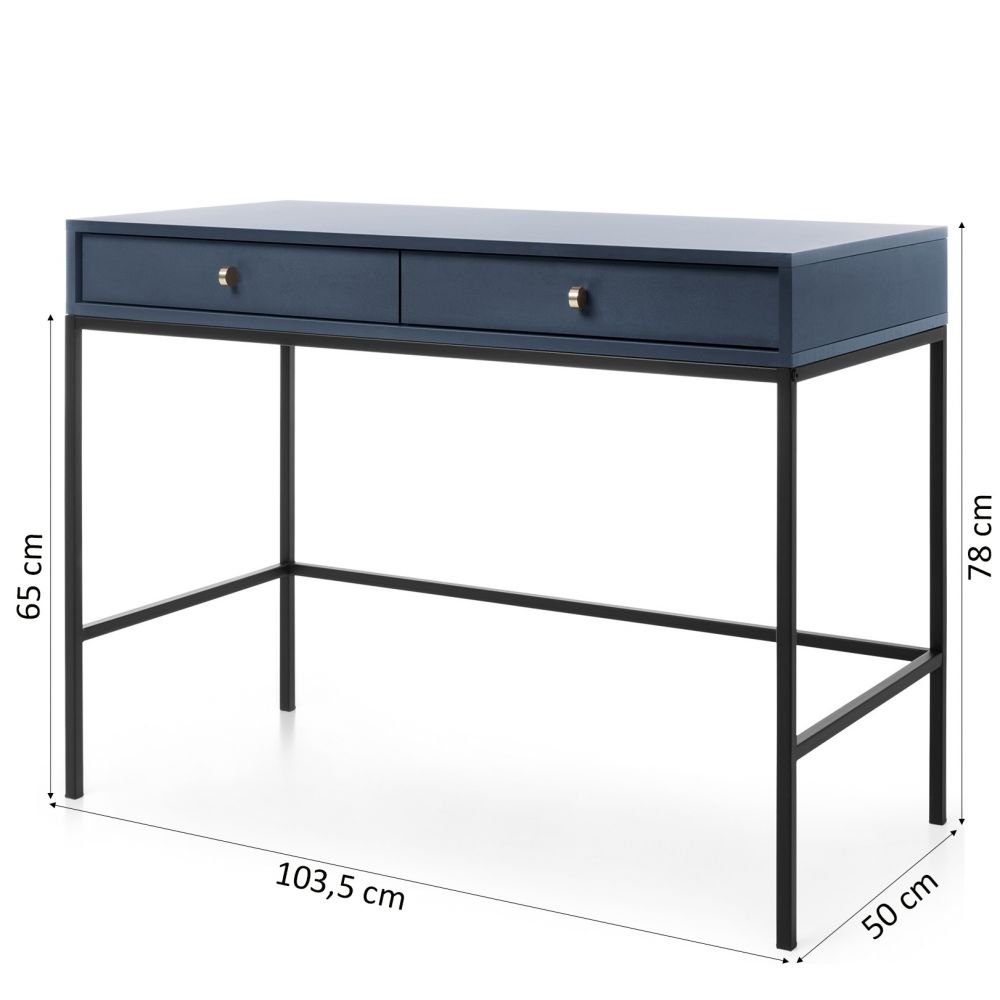 Dark blue dressing table Mono MT104 - Image 5