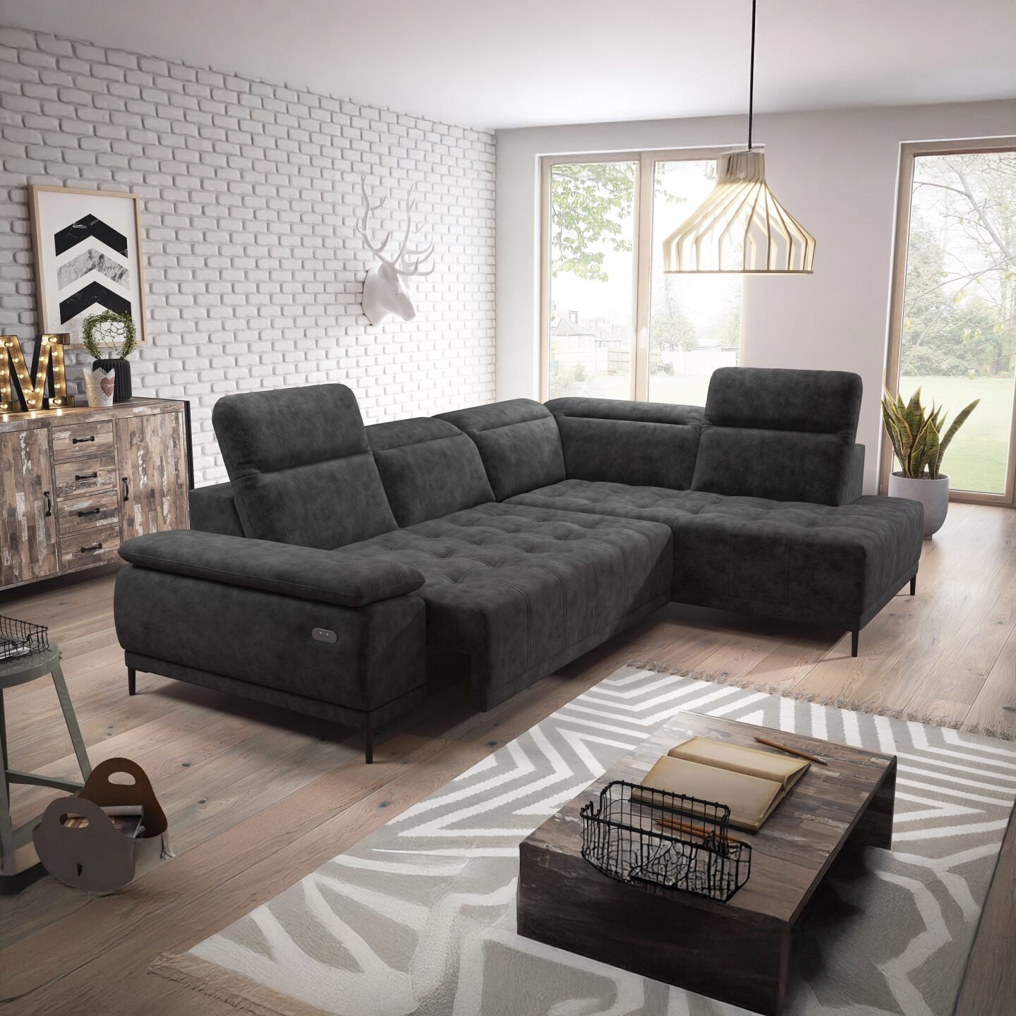 Electric corner sofa Focus L Gr1 - Image 4