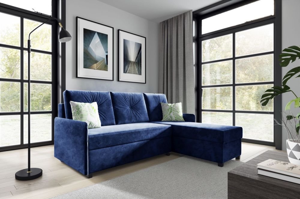104 Single fold-out corner sofa - Image 4
