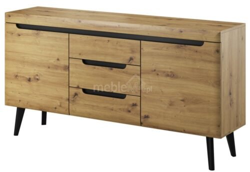 Nordi NKSZ160 chest of drawers – oak color
