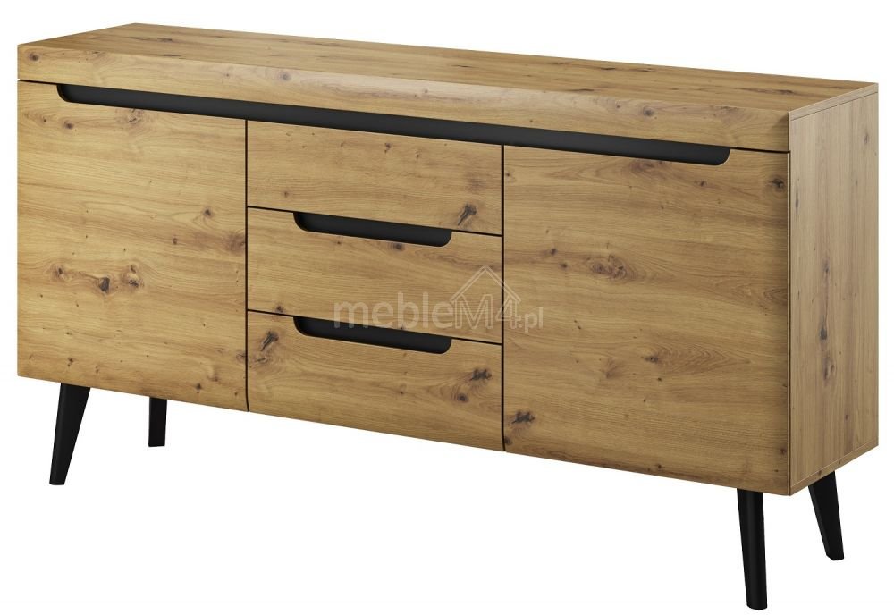 Nordi NKSZ160 chest of drawers - oak color