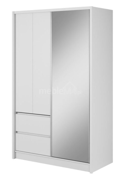 Sara 130 sliding wardrobe – white