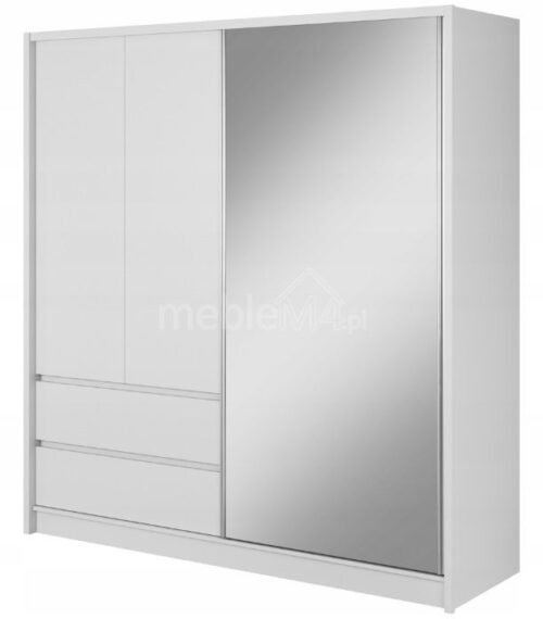 Sara 200 sliding wardrobe – white