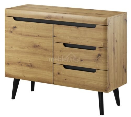 Nordi NKSZ107 chest of drawers – oak imitation