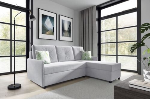 104 Single fold-out corner sofa