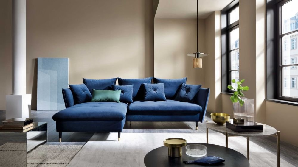 Folding corner sofa with cushions Glam Gr2