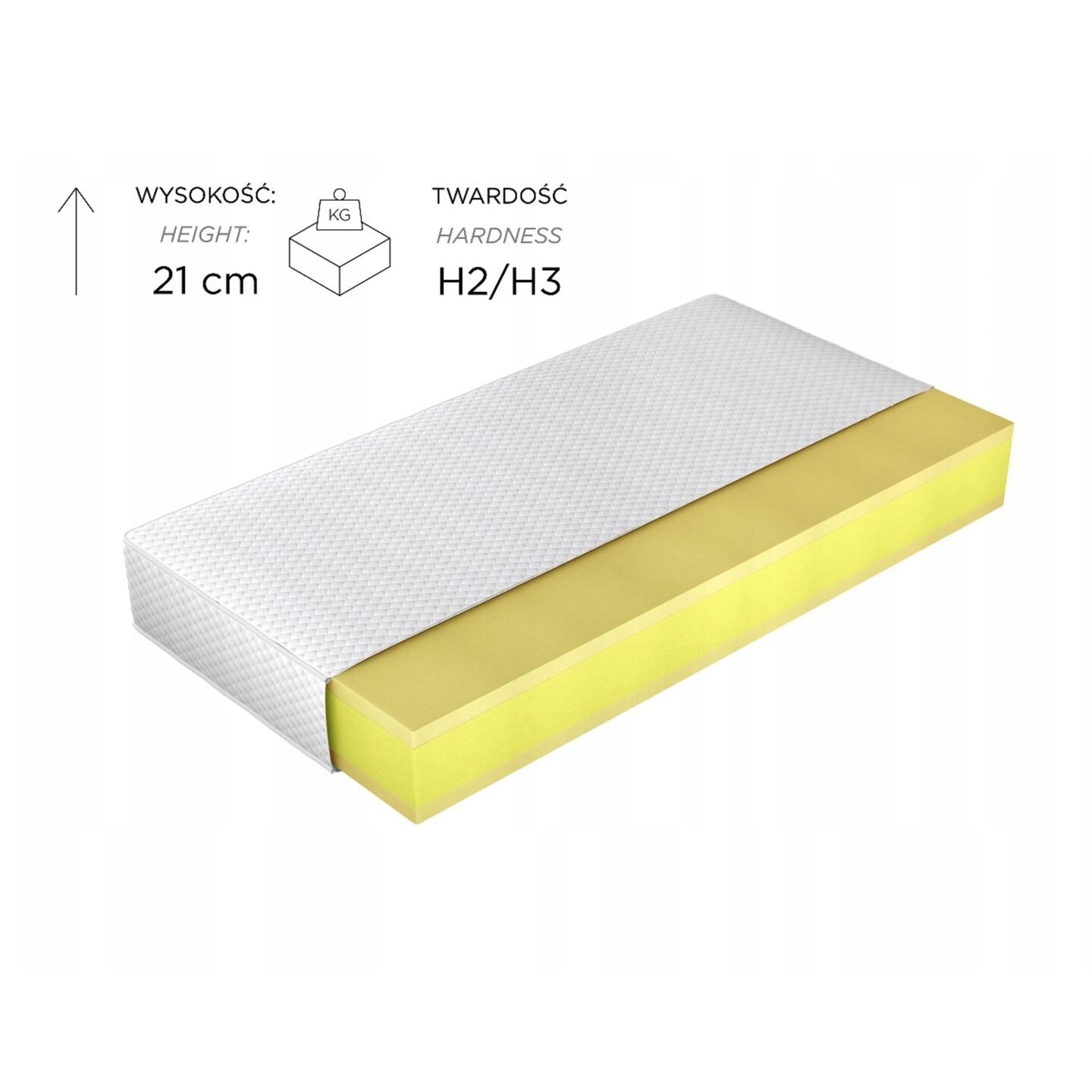 Comfortable massage mattress 90x200 Gr1 - Image 3