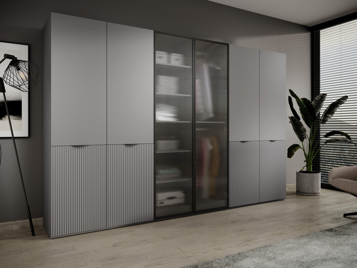 Sandbox Nova cabinets 303 cm platinum gray - 3 parts