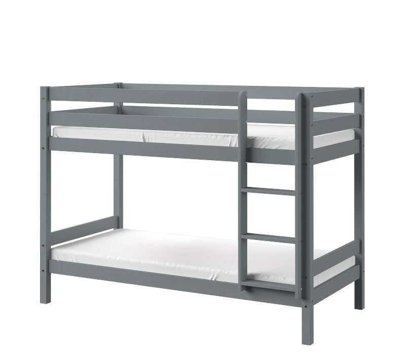 Bed "OLAF" - pine on anthracite