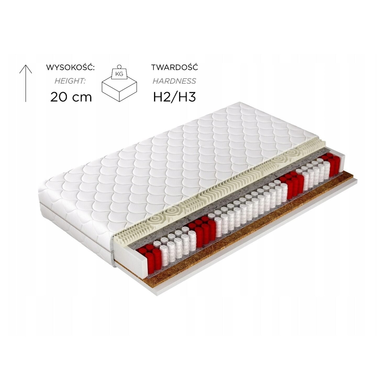 Live Visco mattress 90x200 Gr1 - Image 3
