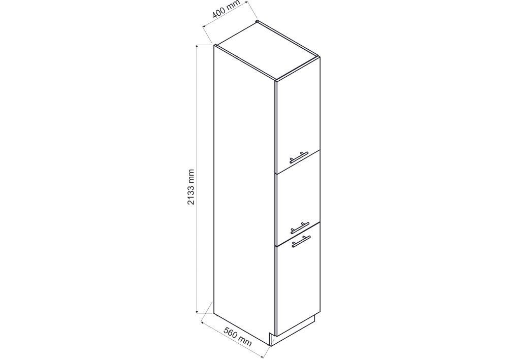 40 cm cabinet, pantry column, Natalia D40SŁ/2133 P/L - Image 2