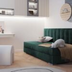 Bed with container and soft mattress COIMBRA II 90x200 cm