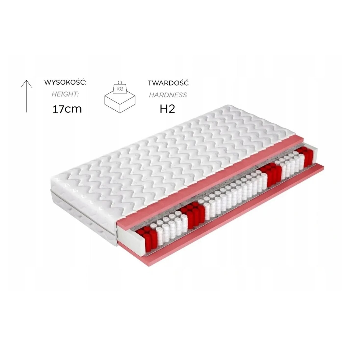Mattress "Pocket Plus" 100x200 Gr1 - Image 3
