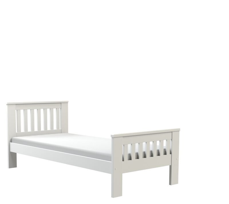 Bed "LAURA" - pine on a white background