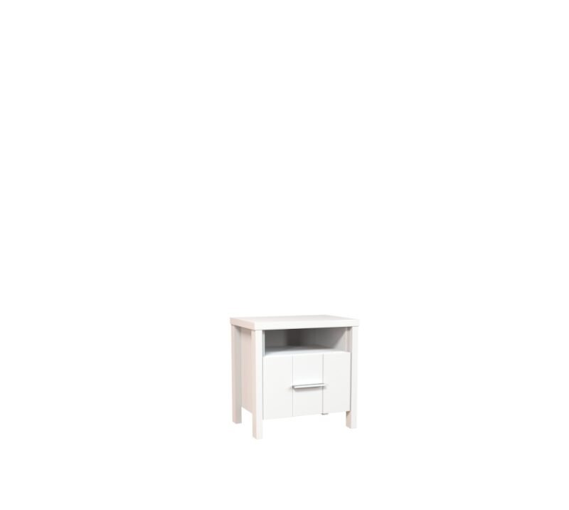 LAU3 "LAURA" bedside table - pine on a white background