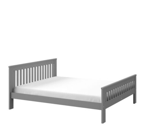 Bed “LAURA” – pine on anthracite