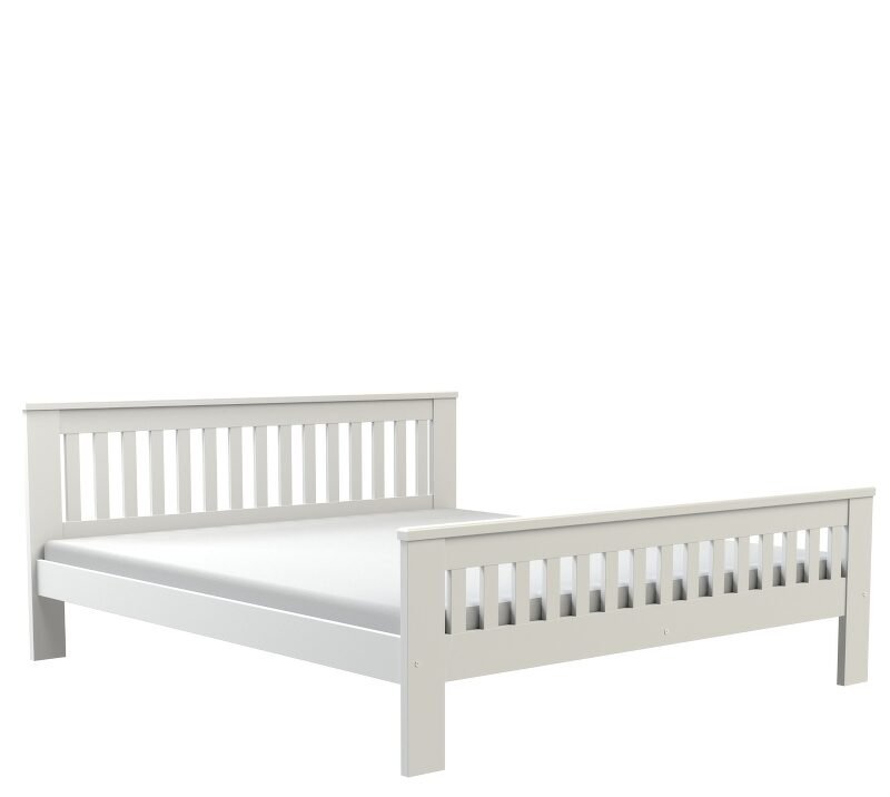 Bed "LAURA" - pine on a white background