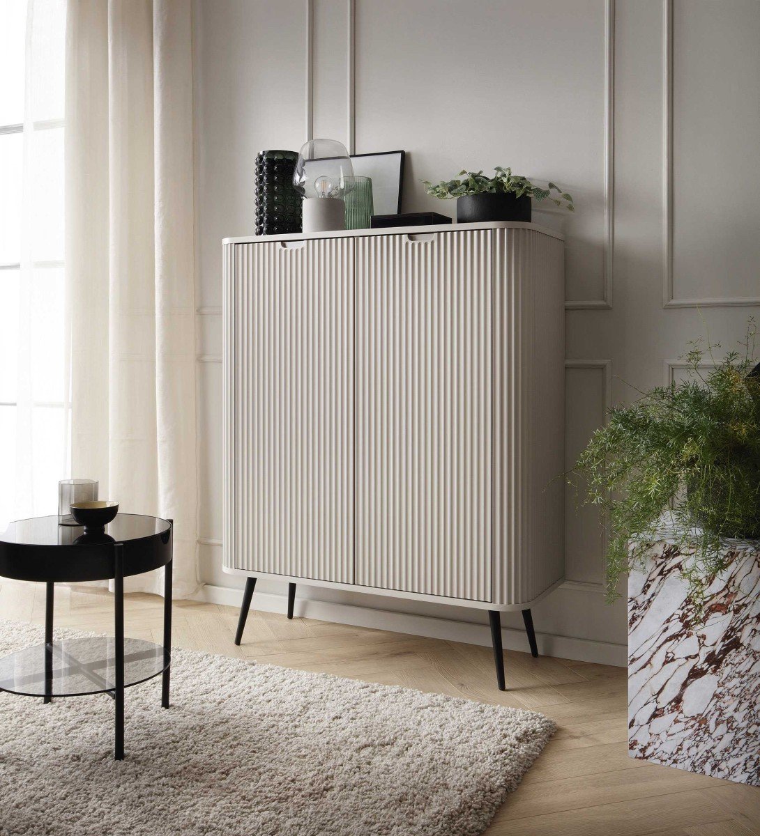 Zova K-103 milled cashmere chest of drawers - Image 7