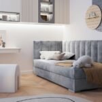 Bed with container and soft mattress COIMBRA III 90x200 cm