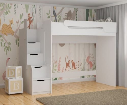 Dorian mezzanine bunk bed 90×200 cm