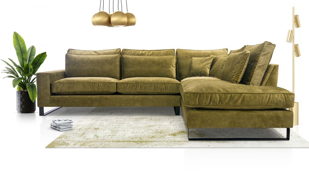 Corblack non-folding corner sofa - Image 2