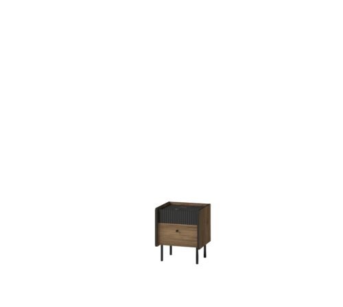 System “PRESTIGO” P12 (nightstands 2 pcs.) – black/San Sebastian