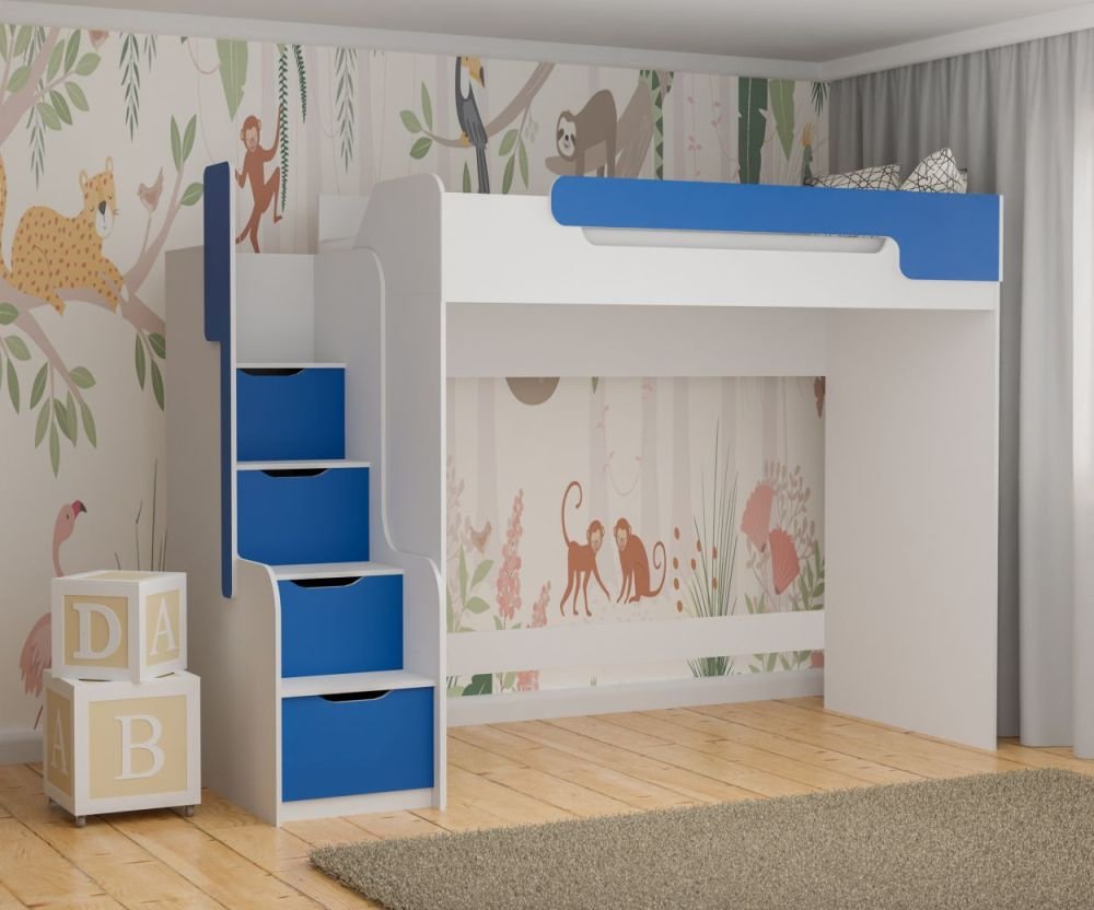 Dorian mezzanine bunk bed 90x200 cm - Image 5