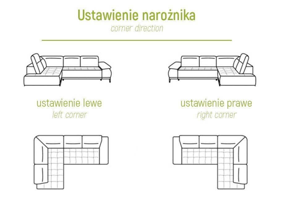 Corner sofa with headrests Solaris - Image 7