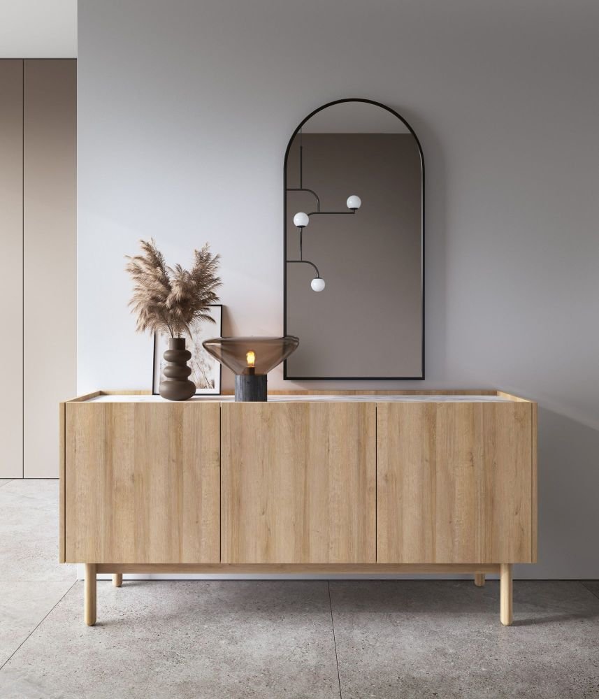TV cabinet Boho RTV144 chest of drawers, Riviera oak - Image 6