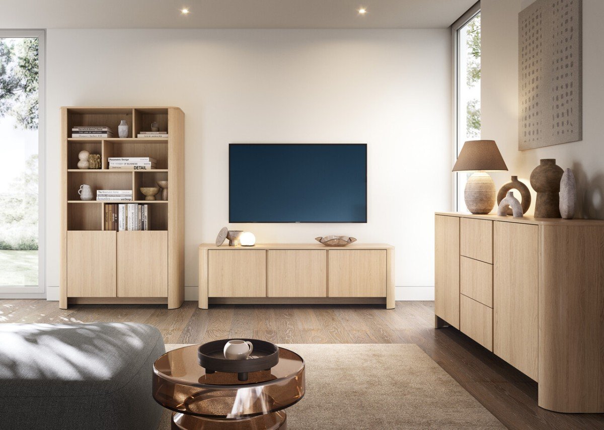 Bari TV stand, Vicenza oak, RTV168 - Image 4