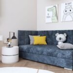 Bed with storage box and soft mattress SINTRA III 90x200 cm