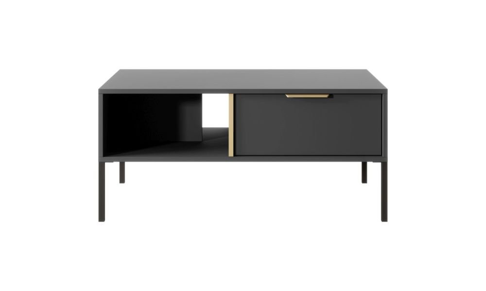 Lars anthracite loft table with drawers - Image 2