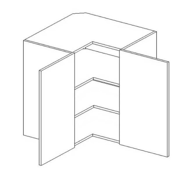 Base corner cabinet 90/90 cm Elena DRP P/L - Image 2