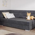 Bed with container and soft mattress FARO III 90x200 cm