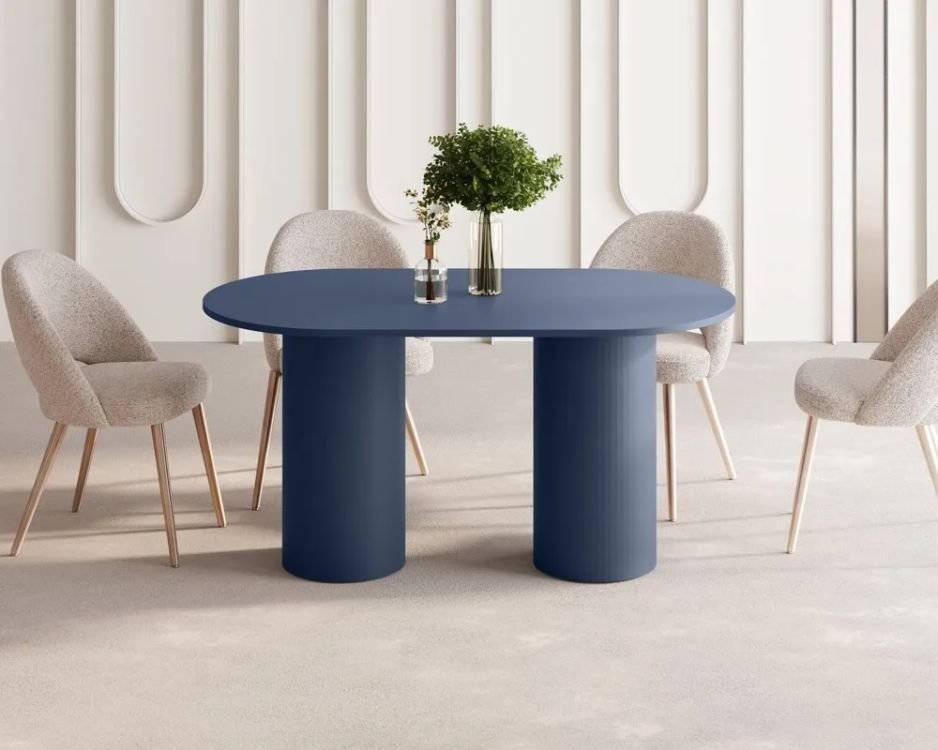 ROSETO table 150x80 dark blue - Image 3