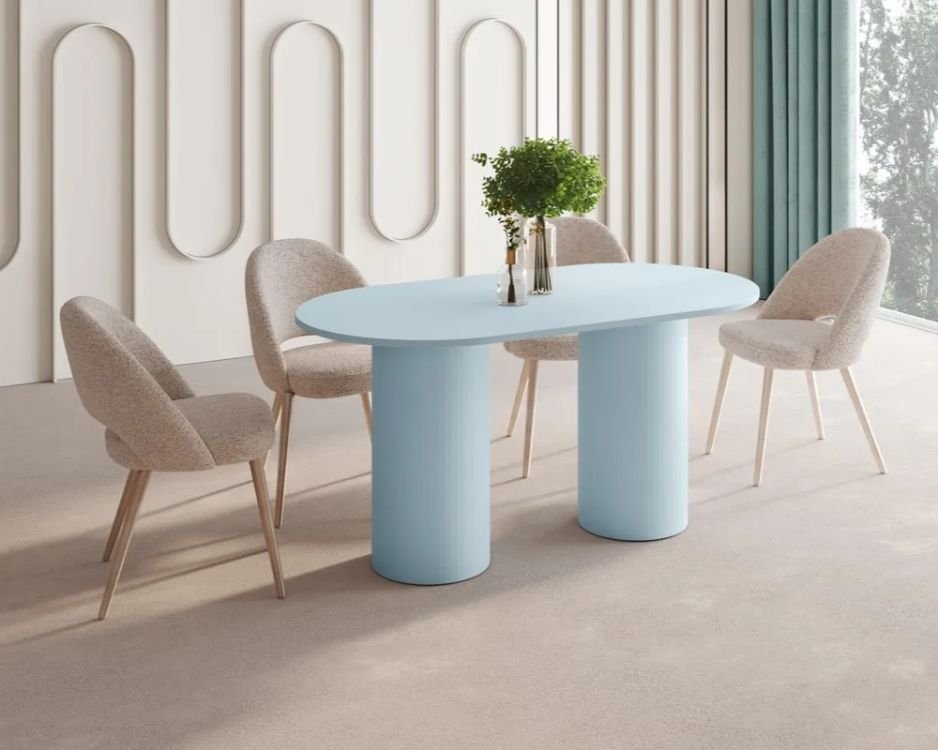 ROSETO table 150x80 burgundy - Image 3