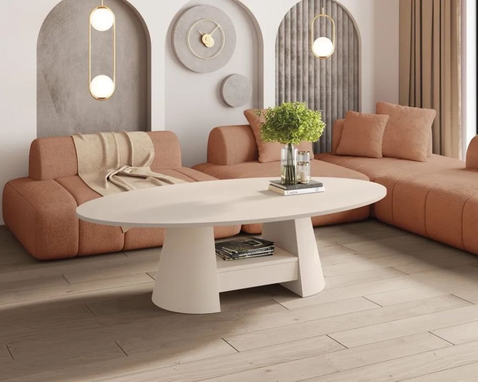 CALABRO coffee table 90x160 cappuccino color - Image 3