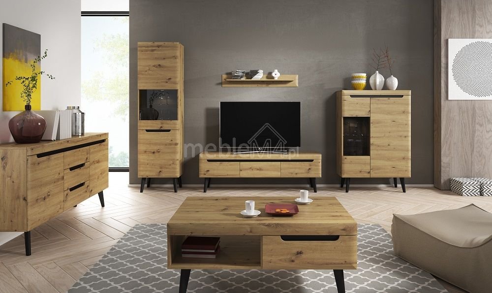 Nordi NL107 coffee table - oak imitation - Image 2